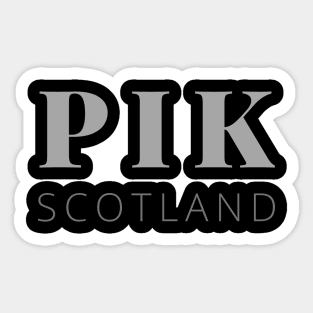 Prestwick Scotland PIK Sticker